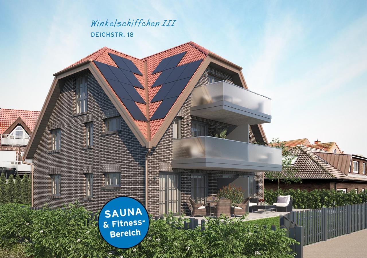 Winkelschiffchen III Mit Sauna Juist Dış mekan fotoğraf